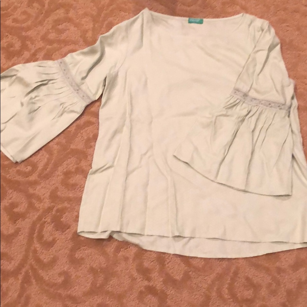 Green Benetton Women’s Blouse No tags but not worn